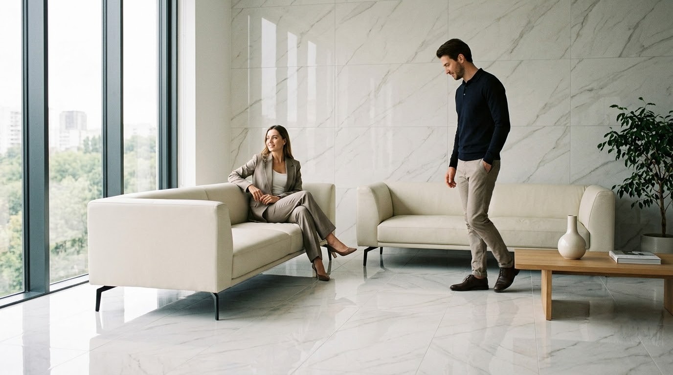 Benefits of Using Porcelain Tiles for Living Room Walls and Floors