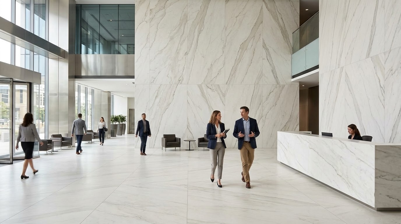 Benefits of Using Porcelain Slabs in Commercial Spaces