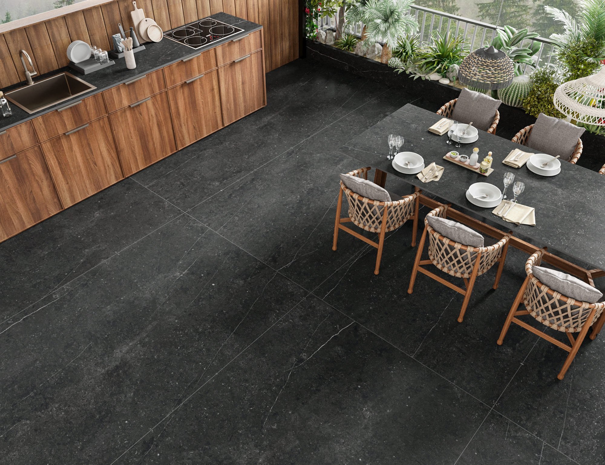 Best Living Room Wall and Floor Tile Combinations for a Modern Look